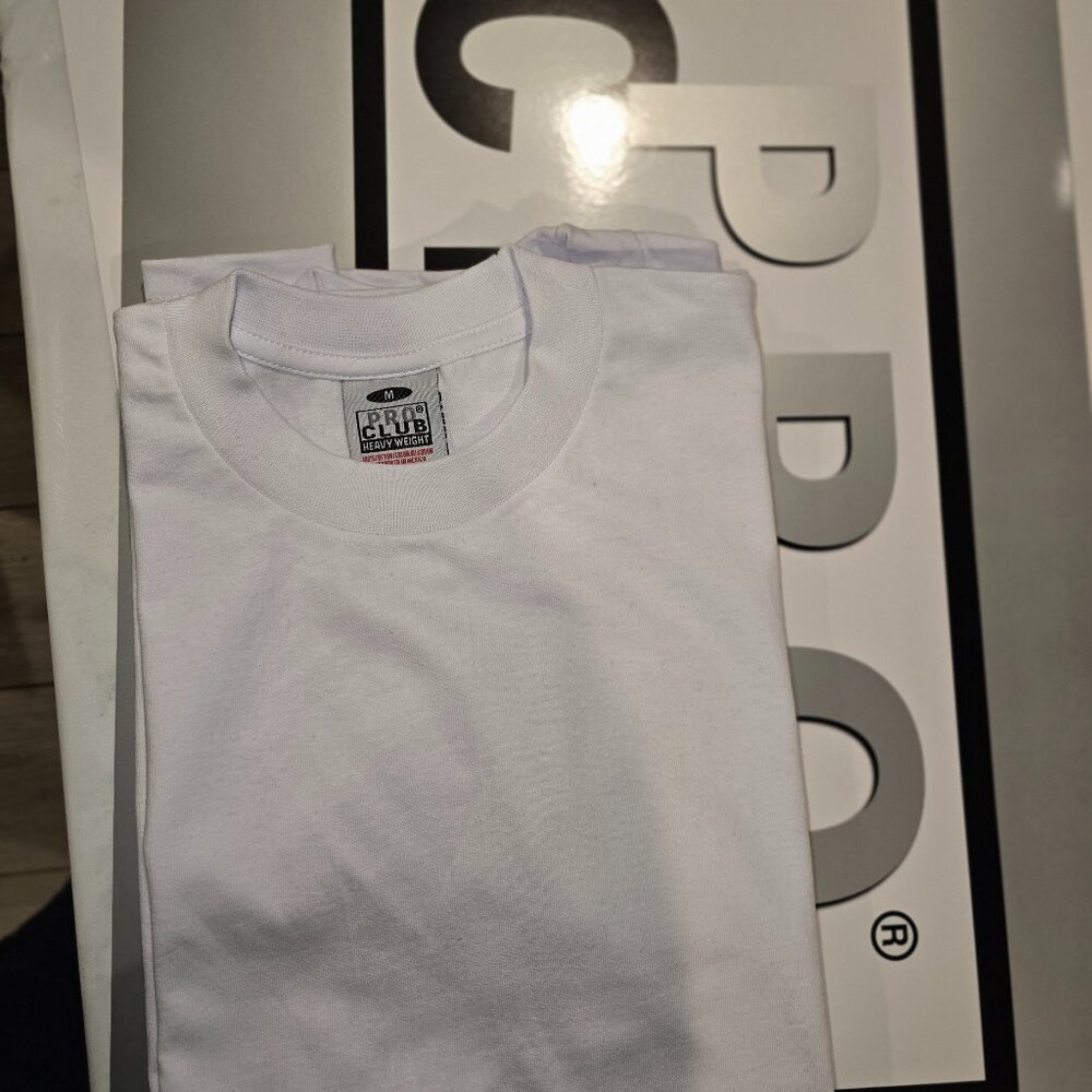 White ProClub Tee-shirt